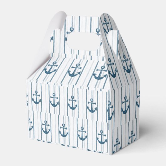 Gable Favor Box Anchor Geschenkschachtel (Vorderseite)