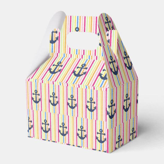 Gable Favor Box Anchor Geschenkschachtel (Rückseite)