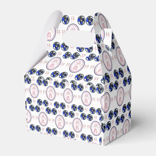 Gable Favor Box Dance Geschenkschachtel (Rückseite)