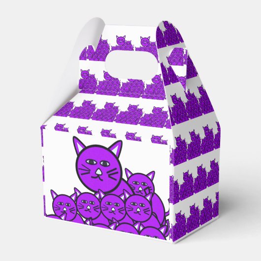 Gable Favor Box Geschenkschachtel (Rückseite)