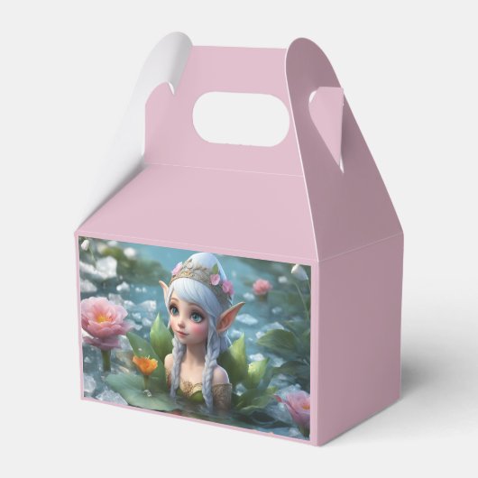 Gable Favor Box Geschenkschachtel (Rückseite)