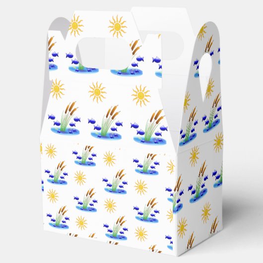 Gable Favor Box Geschenkschachtel (Geöffnet)