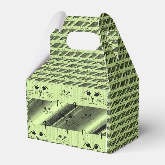 Gable Favor Box Geschenkschachtel (Rückseite)