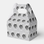 Gable Favor Box Geschenkschachtel (Rückseite)