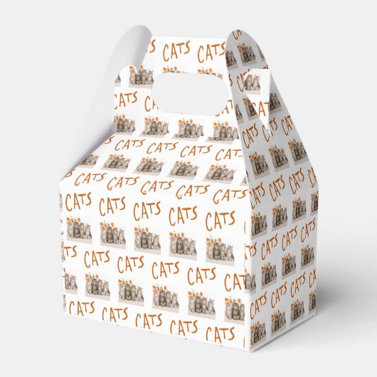 Gable Favor Box Geschenkschachtel (Rückseite)