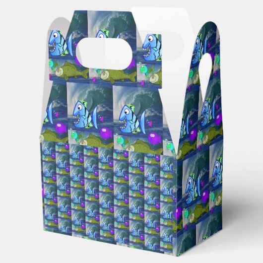 Gable Favor Box Geschenkschachtel (Geöffnet)