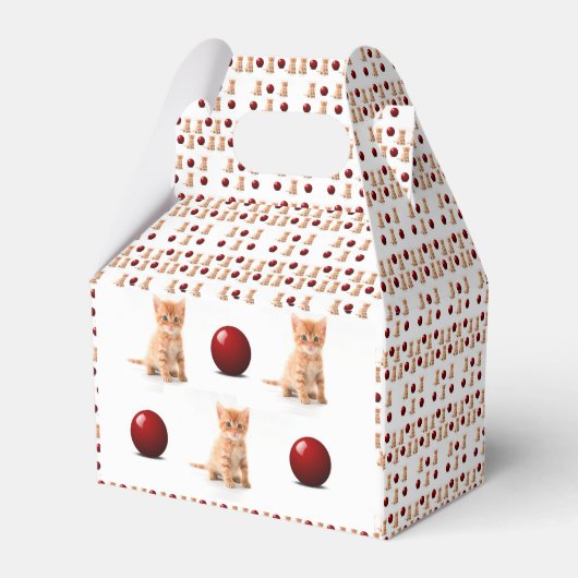 Gable Favor Box Geschenkschachtel (Rückseite)