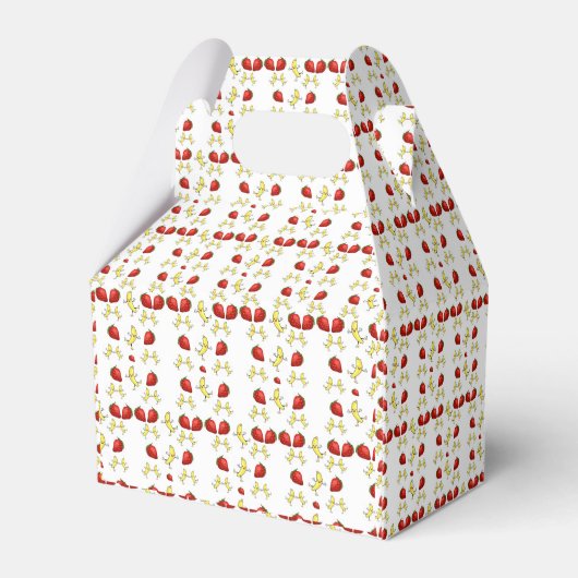 Gable Favor Box Geschenkschachtel (Rückseite)