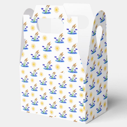 Gable Favor Box Geschenkschachtel (Geöffnet)