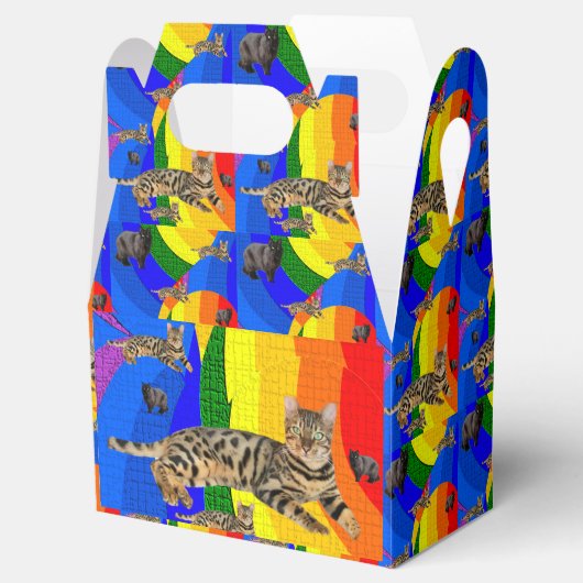 Gable Favor Box Geschenkschachtel (Geöffnet)