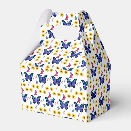 Gable Favor Box Geschenkschachtel (Rückseite)