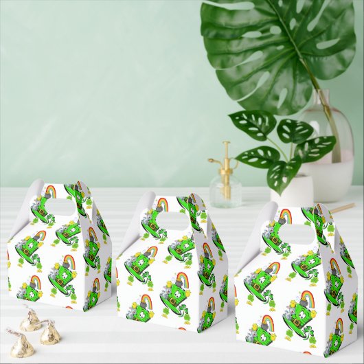Gable Favor Box Happy St. Patrick's Day Rabbit Geschenkschachtel (Zahlreiche)