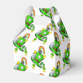 Gable Favor Box Happy St. Patrick's Day Rabbit  Geschenkschachtel (Rückseite)