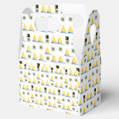 Gable Favor Box Sailboat Geschenkschachtel (Geöffnet)