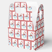 Gable Favor Box Snowman Geschenkschachtel (Geöffnet)