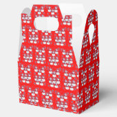 Gable Favor Box Snowman Geschenkschachtel (Geöffnet)