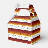 Gable Favor Box Snowman Geschenkschachtel (Rückseite)