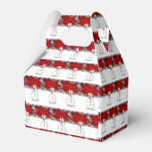 Gable Favor Box Snowman Geschenkschachtel (Vorderseite)