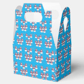 Gable Favor Box Snowman Geschenkschachtel (Geöffnet)