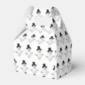 Gable Favor Box Snowman Geschenkschachtel (Vorderseite)