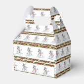 Gable Favor Box Snowman Geschenkschachtel (Rückseite)