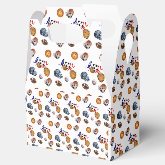 Gable Favor Box Sports Geschenkschachtel (Geöffnet)