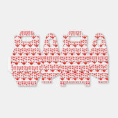 Gable Favor Box Valentine's Day Geschenkschachtel (Ungefaltet)