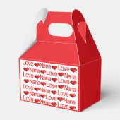 Gable Favor Box Valentine's Day Liebe NanaRed Hear Geschenkschachtel (Rückseite)