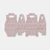 Gable Favor Box Weihnachten Geschenkschachtel (Ungefaltet)