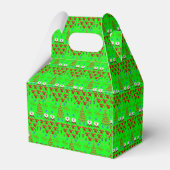 Gable Favor Box Weihnachten Geschenkschachtel (Rückseite)