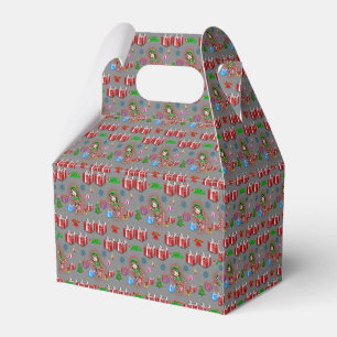 Gable Favor Box Weihnachten Geschenkschachtel