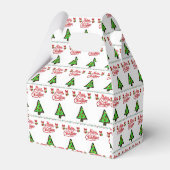 Gable Favor Box Weihnachten Geschenkschachtel (Rückseite)