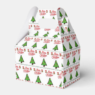 Gable Favor Box Weihnachten Geschenkschachtel
