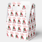 Gable Favor Box Weihnachten Geschenkschachtel (Geöffnet)