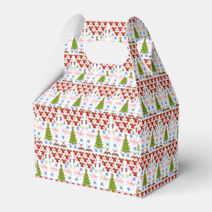 Gable Favor Box Weihnachten Geschenkschachtel