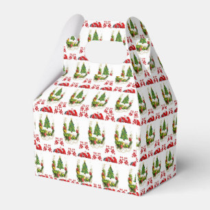 Gable Favor Box Weihnachten Geschenkschachtel