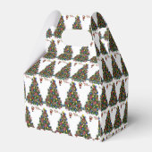 Gable Favor Box Weihnachten Geschenkschachtel (Rückseite)