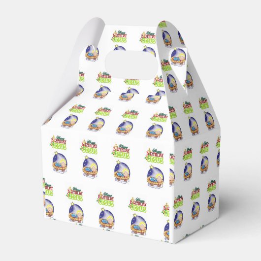 Gable Favor Box Weihnachten Geschenkschachtel (Vorderseite)