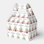 Gable Favor Box Weihnachten Geschenkschachtel (Rückseite)