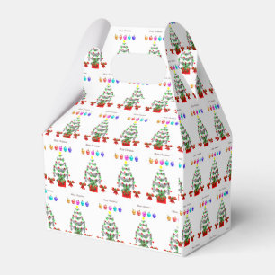 Gable Favor Box Weihnachten Geschenkschachtel