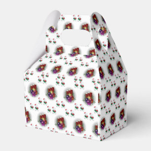 Gable Favor Box Weihnachten Geschenkschachtel