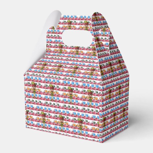 Gable Favor Box Weihnachten Geschenkschachtel (Vorderseite)