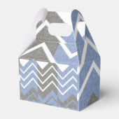 Gable Fevor Box Brown Blue und White Geschenkschachtel (Vorderseite)