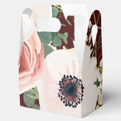 Gable Paper Fevor Box Geometric Garden Rose Wein Geschenkschachtel (Geöffnet)