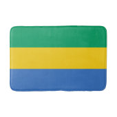 Gabon Flag Badematte (Vorderseite)