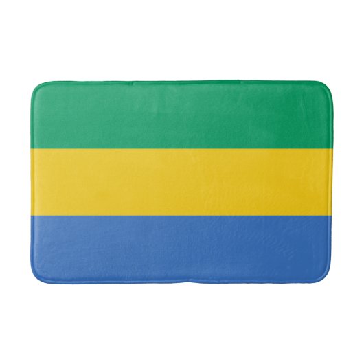 Gabon Flag Badematte (Vorderseite)