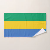 Gabon Flag Badhandtuch Set (Handtuch)
