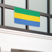 Gabon Flag Banner (Äußeres Gebäude)