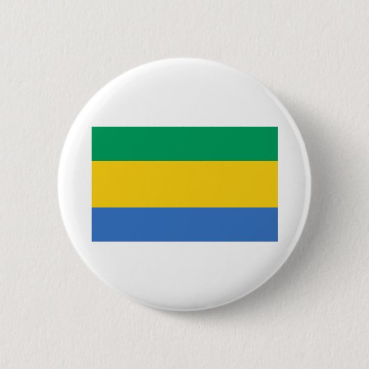 Gabon Flag Button (Vorderseite)