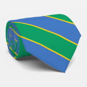 Gabon Flag Colors Elegant Krawatte (Gerollt)